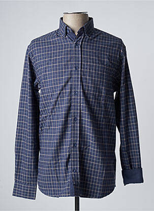 Chemise manches longues poches poitrine bleu THERMOLACTYL BY DAMART homme