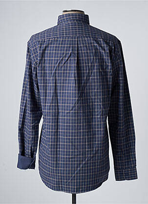 Chemise manches longues poches poitrine bleu THERMOLACTYL BY DAMART homme