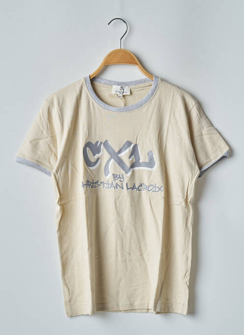T-shirt stretch manches courtes beige CL BY CHRISTIAN LACROIX enfant