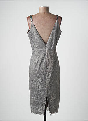 Robe mi-longue sans manche sans manche gris CHIC CHIC femme