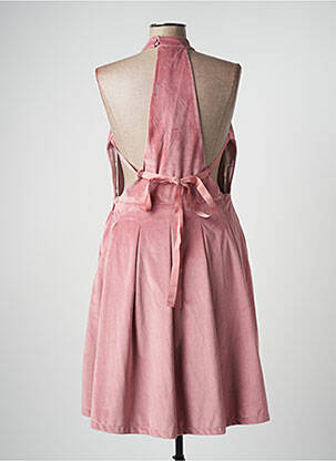Robe mi-longue sans manche sans manche rose CHIC CHIC femme