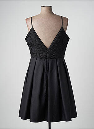 Robe mi-longue sans manche sans manche noir CHIC CHIC femme
