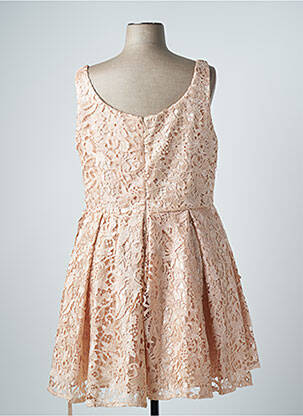 Robe mi-longue sans manche sans manche beige FRANCE MODE femme