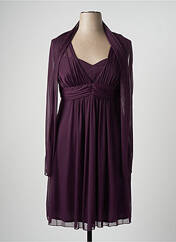 Robe mi-longue violet FASHION NEW YORK pour femme seconde vue