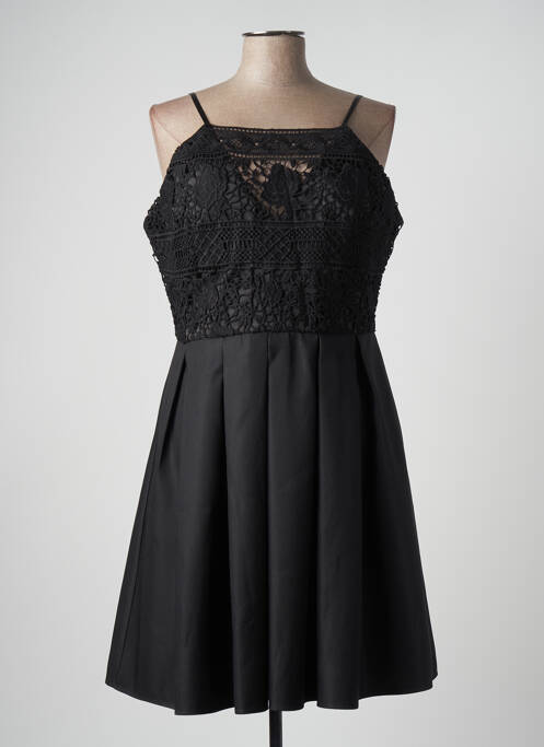 Robe mi-longue sans manche sans manche noir CHIC CHIC femme