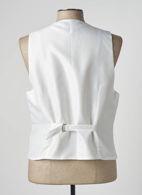 Gilet sans manche blanc GUY LAURENT pour homme