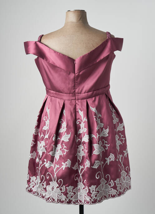 Robe courte violet CHIC CHIC pour femme