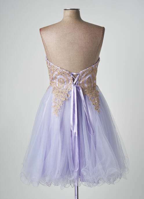 Robe courte violet FRANCE MODE pour femme