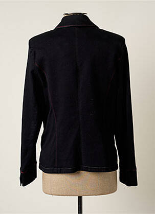 Veste casual epaulette noir CHRISTINE LAURE femme