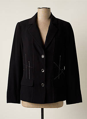 Blazer poches noir CHRISTINE LAURE femme