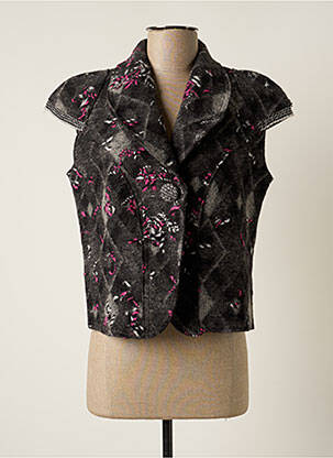 Veste casual coupe cintrée gris CHRISTINE LAURE femme