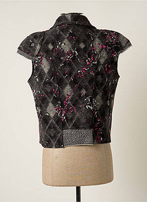 Veste casual coupe cintrée gris CHRISTINE LAURE femme