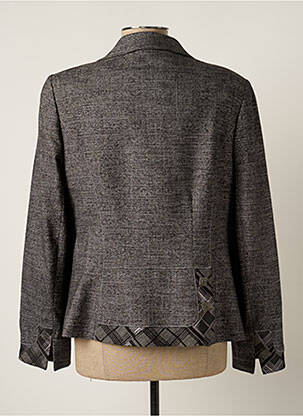 Veste casual epaulette gris CHRISTINE LAURE femme