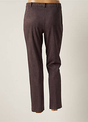 Pantalon slim taille normale taille normale marron CHRISTINE LAURE femme