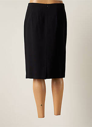 Jupe mi-longue taille normale noir CHRISTINE LAURE femme