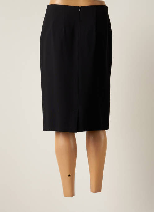 Jupe mi-longue noir CHRISTINE LAURE pour femme
