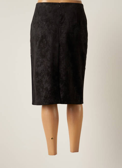 Jupe mi-longue noir CHRISTINE LAURE pour femme