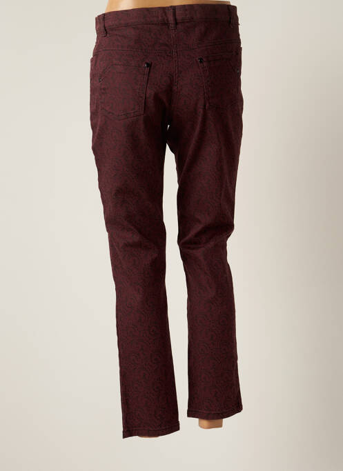 Pantalon slim rouge CHRISTINE LAURE pour femme