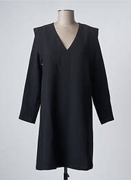 Robe courte manches longues manches longues noir LA PETITE ETOILE femme