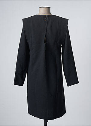 Robe courte manches longues manches longues noir LA PETITE ETOILE femme