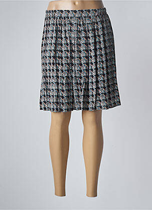 Jupe mi-longue doublure textile noir ARTLOVE femme