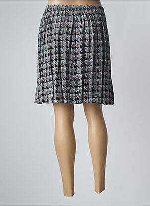 Jupe mi-longue doublure textile noir ARTLOVE femme
