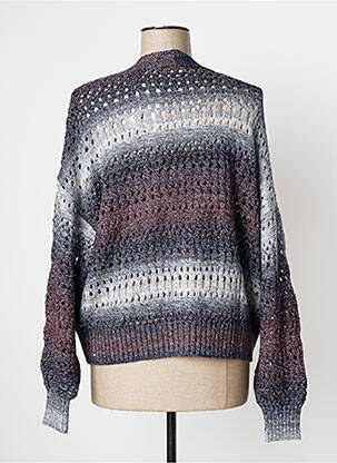 Gilet manches longues resserrée sur le bas bleu ESPRIT femme