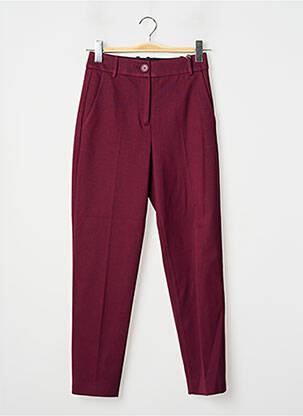 Pantalon slim stretch taille haute violet ESPRIT femme