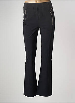 Pantalon large tissage popeline taille normale noir CECIL femme