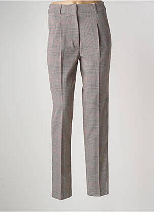 Pantalon slim stretch taille normale marron ESPRIT femme