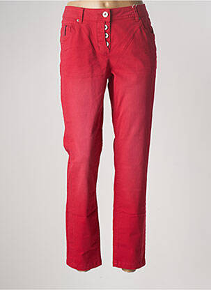 Pantalon slim stretch taille normale rouge CECIL femme