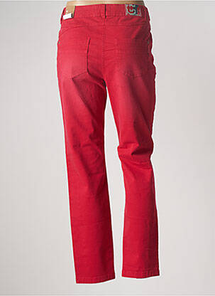 Pantalon slim stretch taille normale rouge CECIL femme