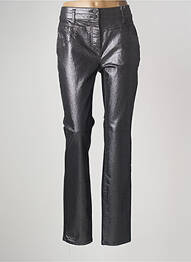 Pantalon slim tissage enduit taille normale gris CECIL femme