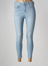 Jeans coupe slim stretch taille normale bleu ESPRIT femme
