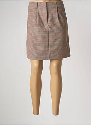 Jupe courte poches marron ESPRIT femme