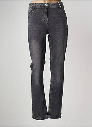 Jeans coupe slim gris CECIL pour femme