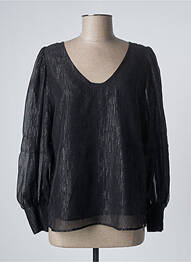 Top coupe fluide manches longues noir ESPRIT femme