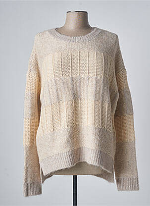 Pull stretch manches longues beige ESPRIT femme