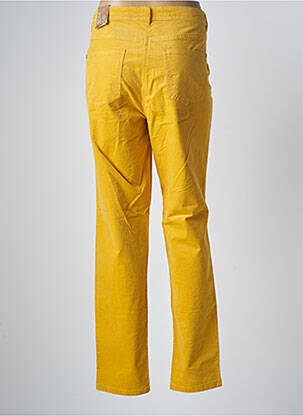 Pantalon slim stretch taille normale jaune CECIL femme