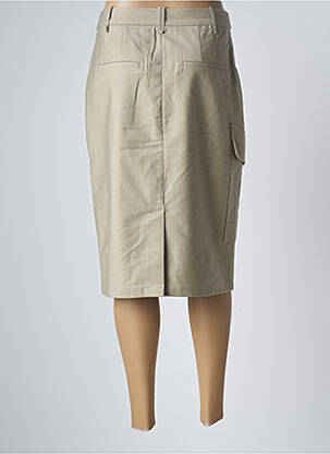 Jupe mi-longue stretch beige ESPRIT femme