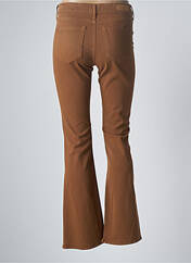 Pantalon flare marron HAPPY pour femme seconde vue