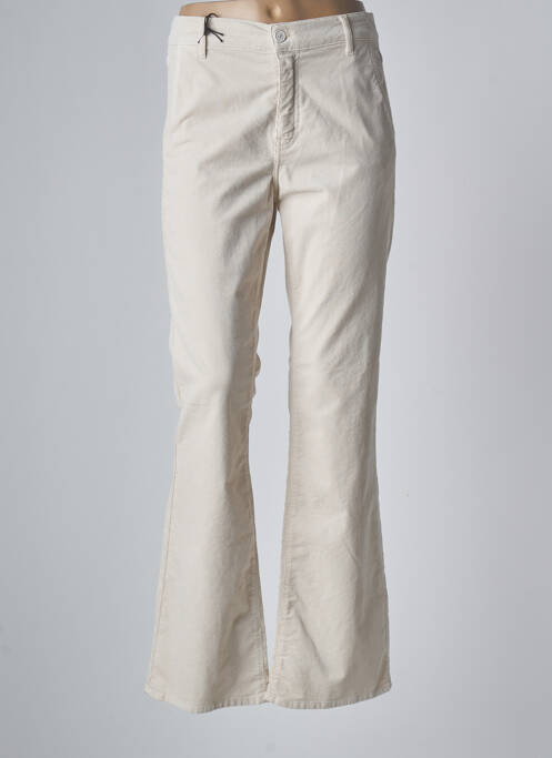 Pantalon flare beige HAPPY pour femme