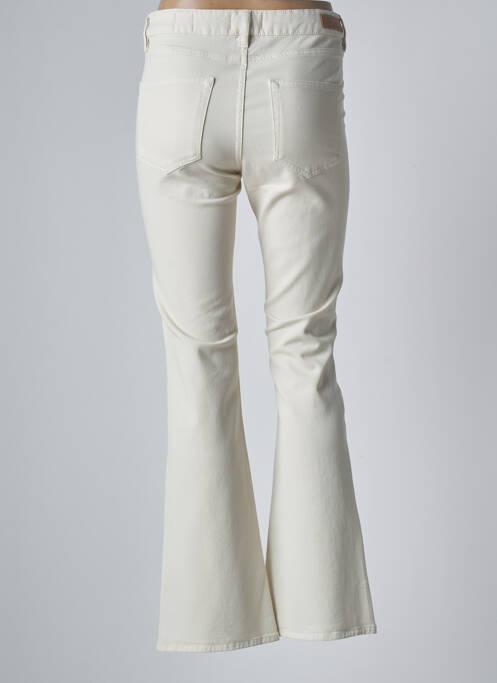 Pantalon flare beige HAPPY pour femme