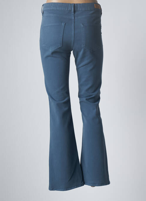 Pantalon flare bleu HAPPY pour femme