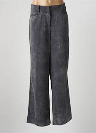 Pantalon large fermeture zippée sous rabat avec crochet taille normale gris ESPRIT femme