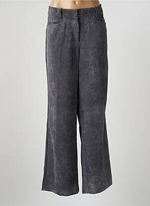 Pantalon large fermeture zippée sous rabat avec crochet taille normale gris ESPRIT femme