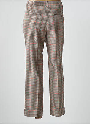 Pantalon droit stretch taille normale beige ESPRIT femme
