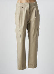 Pantalon cargo poches taille normale beige ESPRIT femme