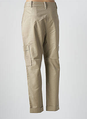 Pantalon cargo poches taille normale beige ESPRIT femme