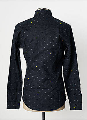 Chemise manches longues manches longues bleu EDC homme